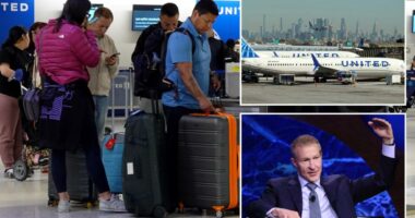 United Airlines warns profit still suffering from Newark chaos â but travel demand picking up